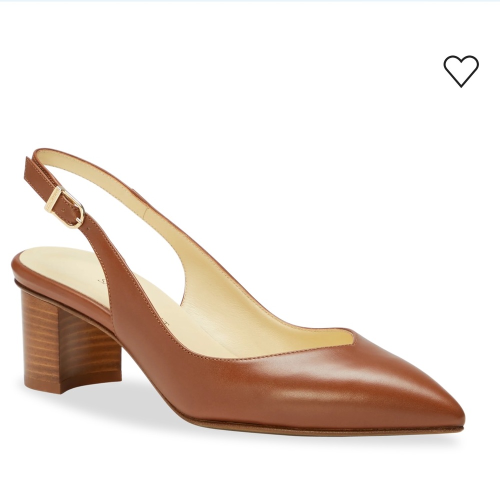 Never worn Emma Sling in cognac calf